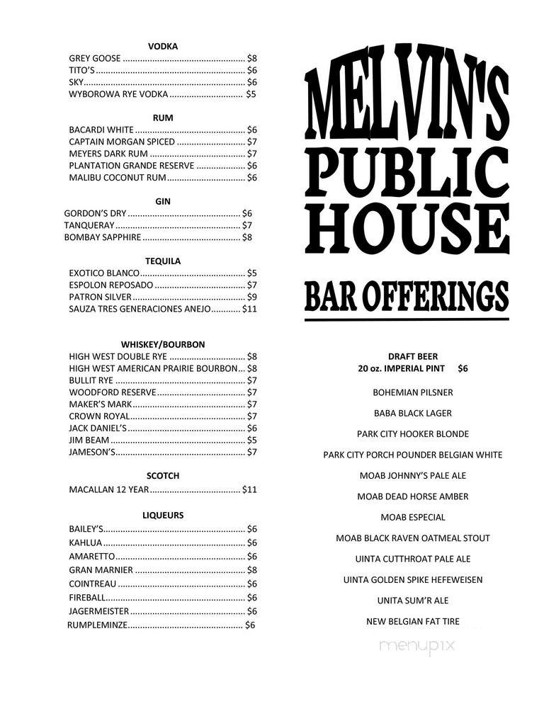 Melvin's Public House - Heber City, UT