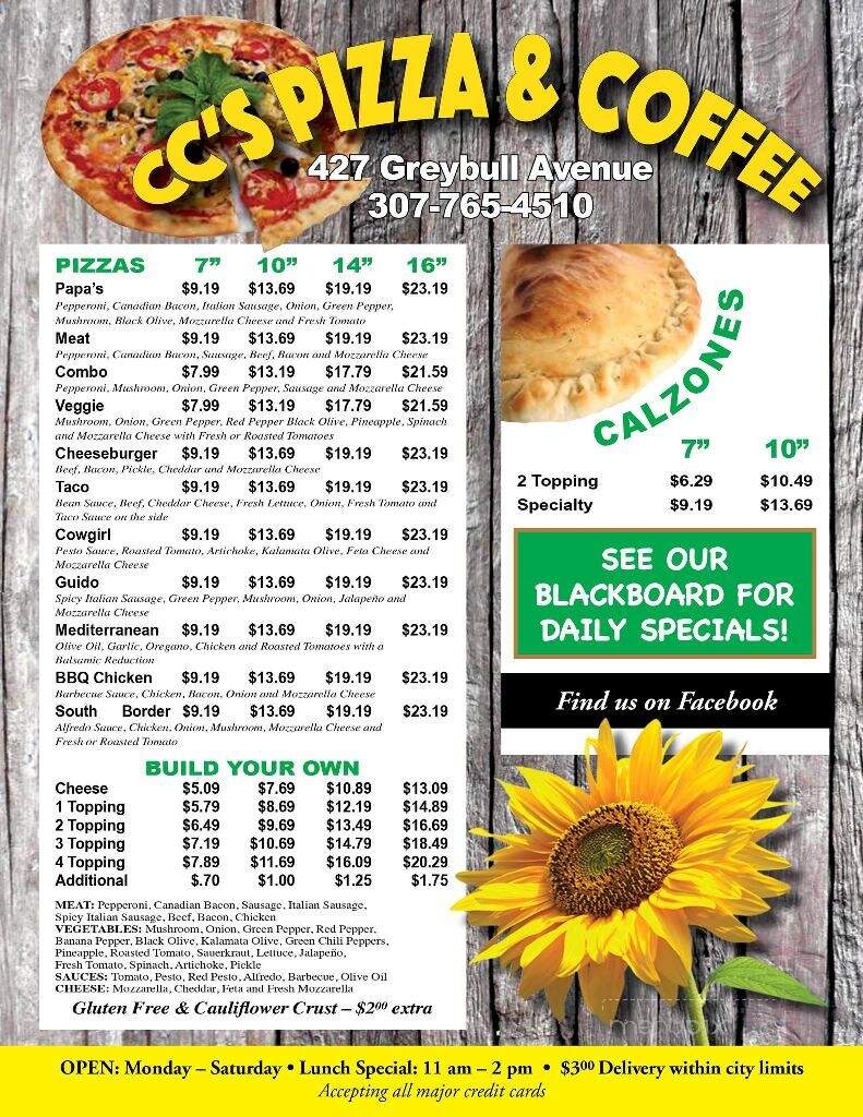 C C's Pizza - Greybull, WY