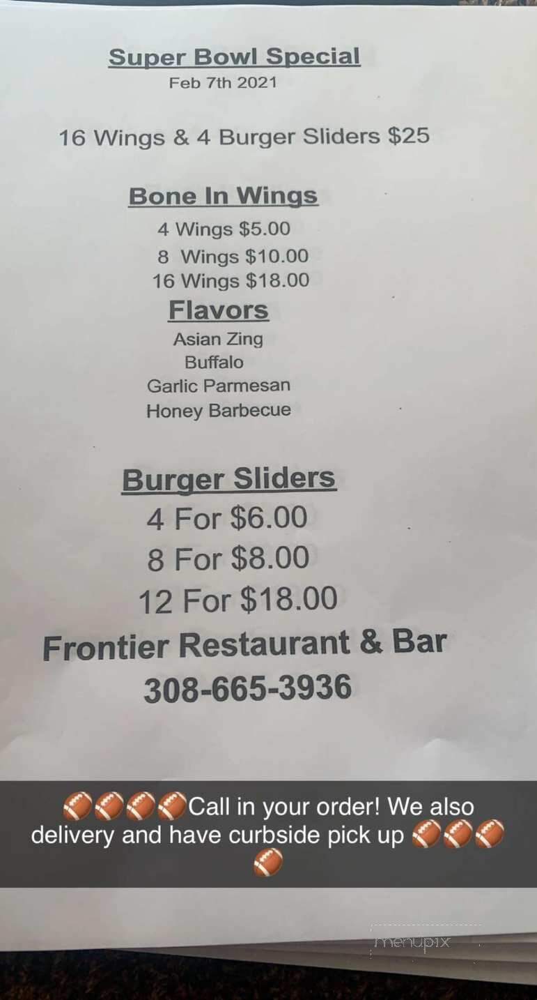 Frontier Restaurant & Bar - Crawford, NE